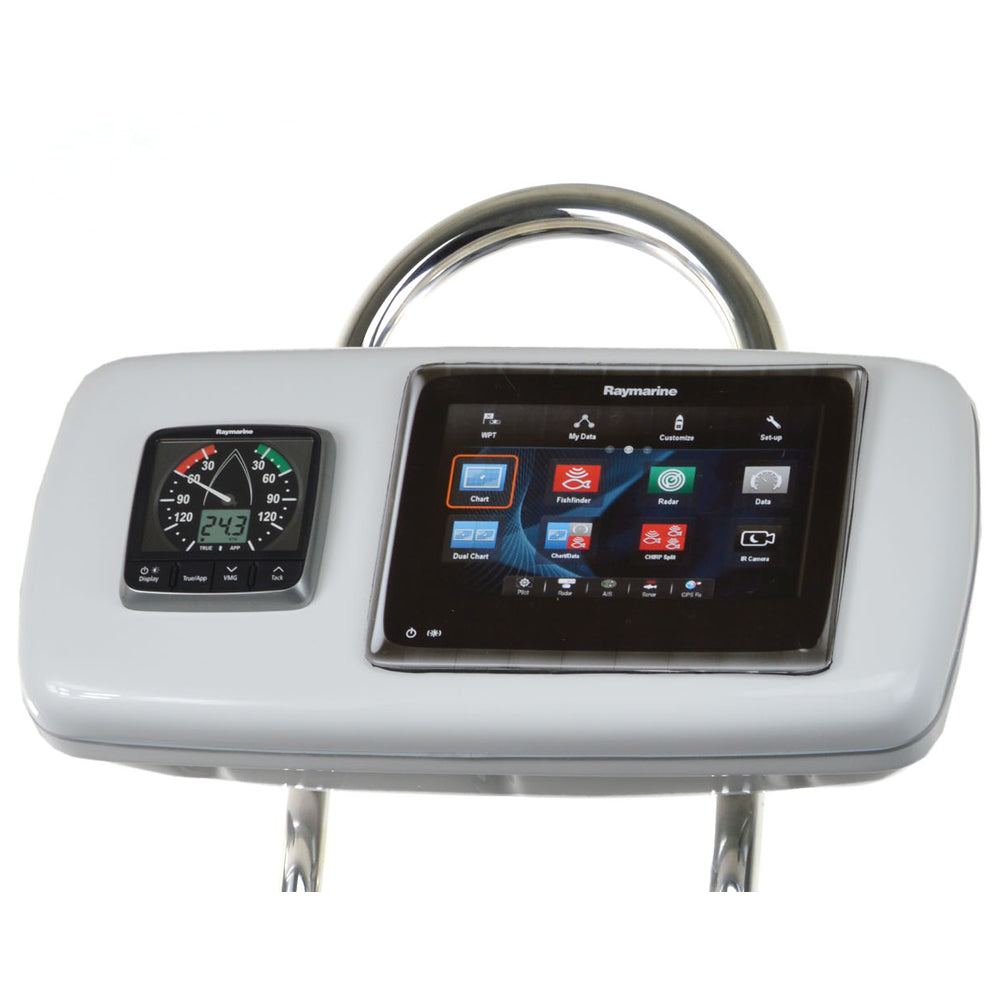 NavPod GP1040-19 SystemPod Pre-Cut for Raymarine ES97/ES98 & One Instrument for 9.5" Wide Guard - GP1040-19