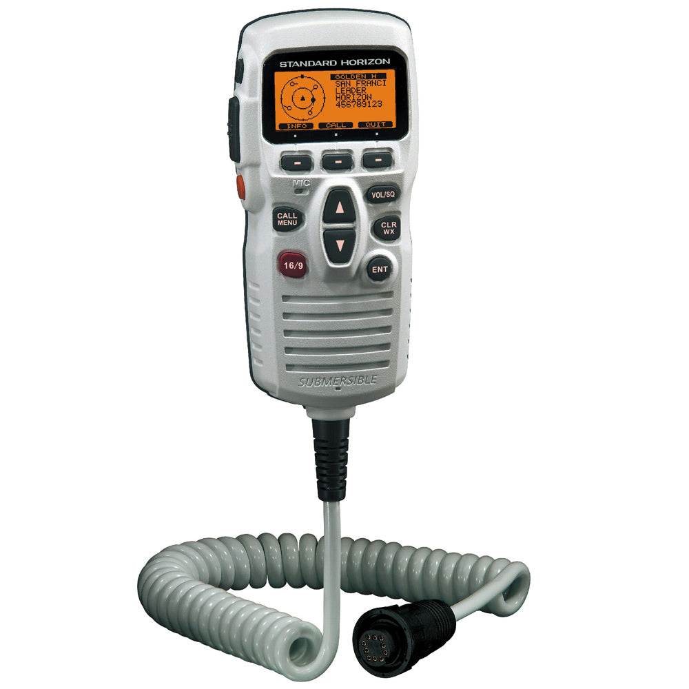 Standard Horizon RAM3+ remote station microphone white with long cord and loud audio