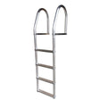 Dock Edge Fixed Eco - Weld Free Aluminum 4-Step Dock Ladder - 2074-F