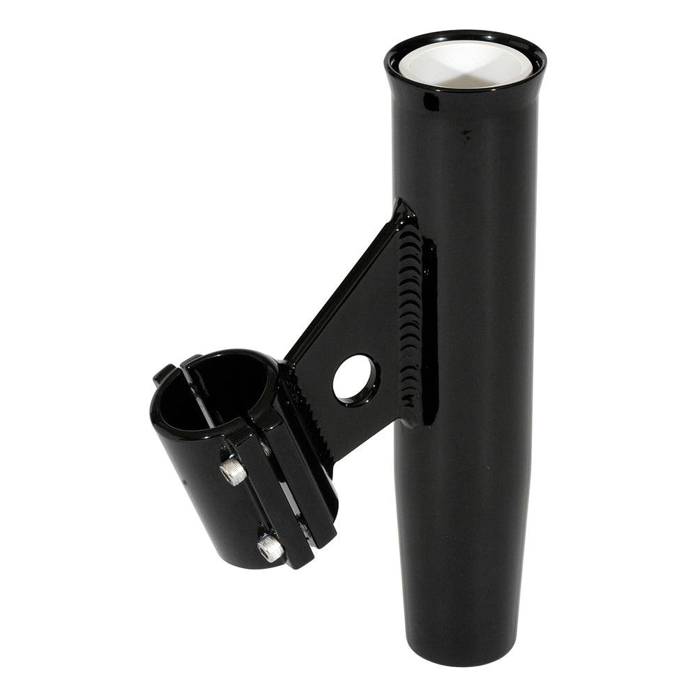 Lee's Clamp-On Rod Holder - Black Aluminum - Vertical Mount - Fits 1.660 O.D. Pipe - RA5003BK