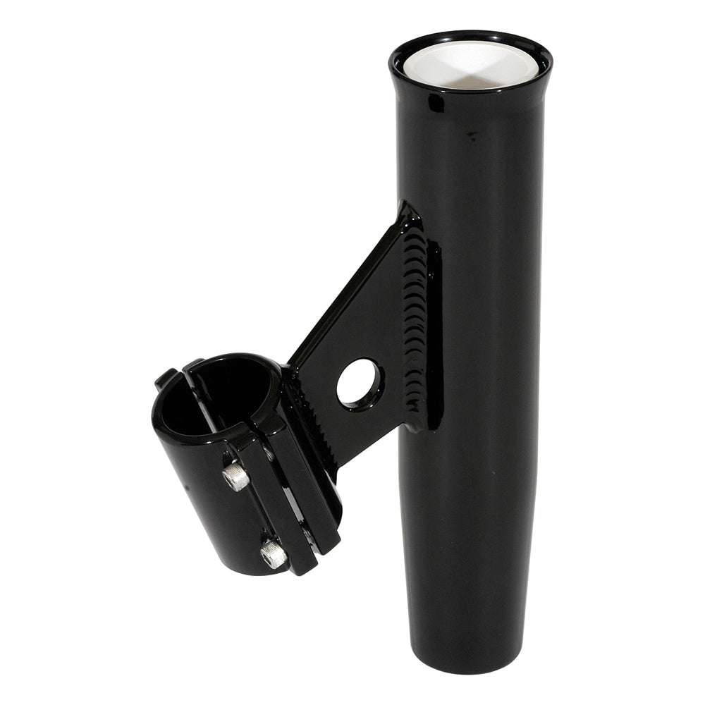 Lees Clamp-On Rod Holder black aluminum vertical mount for 2.375 inch pipe