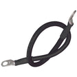 Ancor Battery Cable Assembly, 2 AWG (34mm²) Wire, 5/16" (7.93mm) Stud, Black - 18" (45.7cm) - 189140
