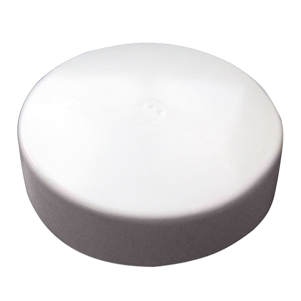 Monarch White Flat Piling Cap - 8" - WFPC-8