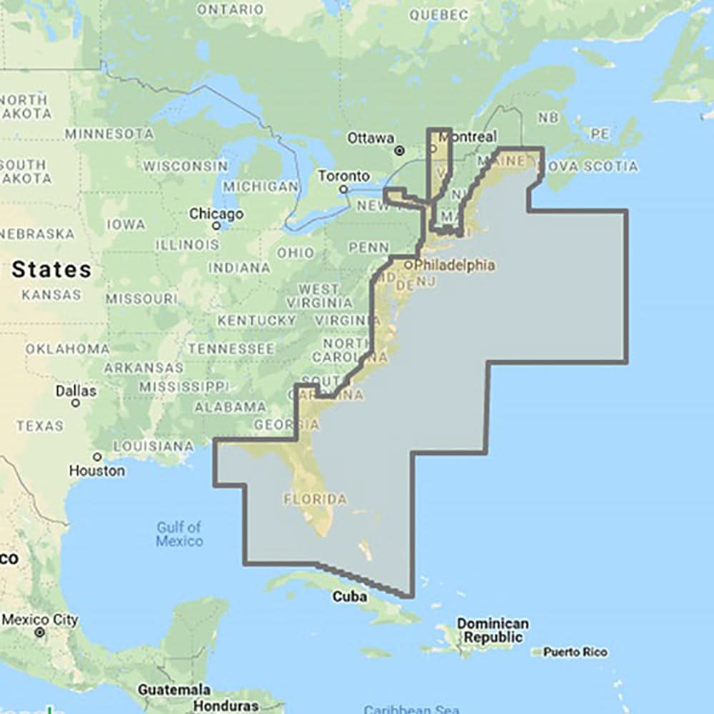Furuno MM3-FNA-022 C-MAP Fishing Chart US East Coast & Bahamas *Needs System ID# To Process - MM3-FNA-022