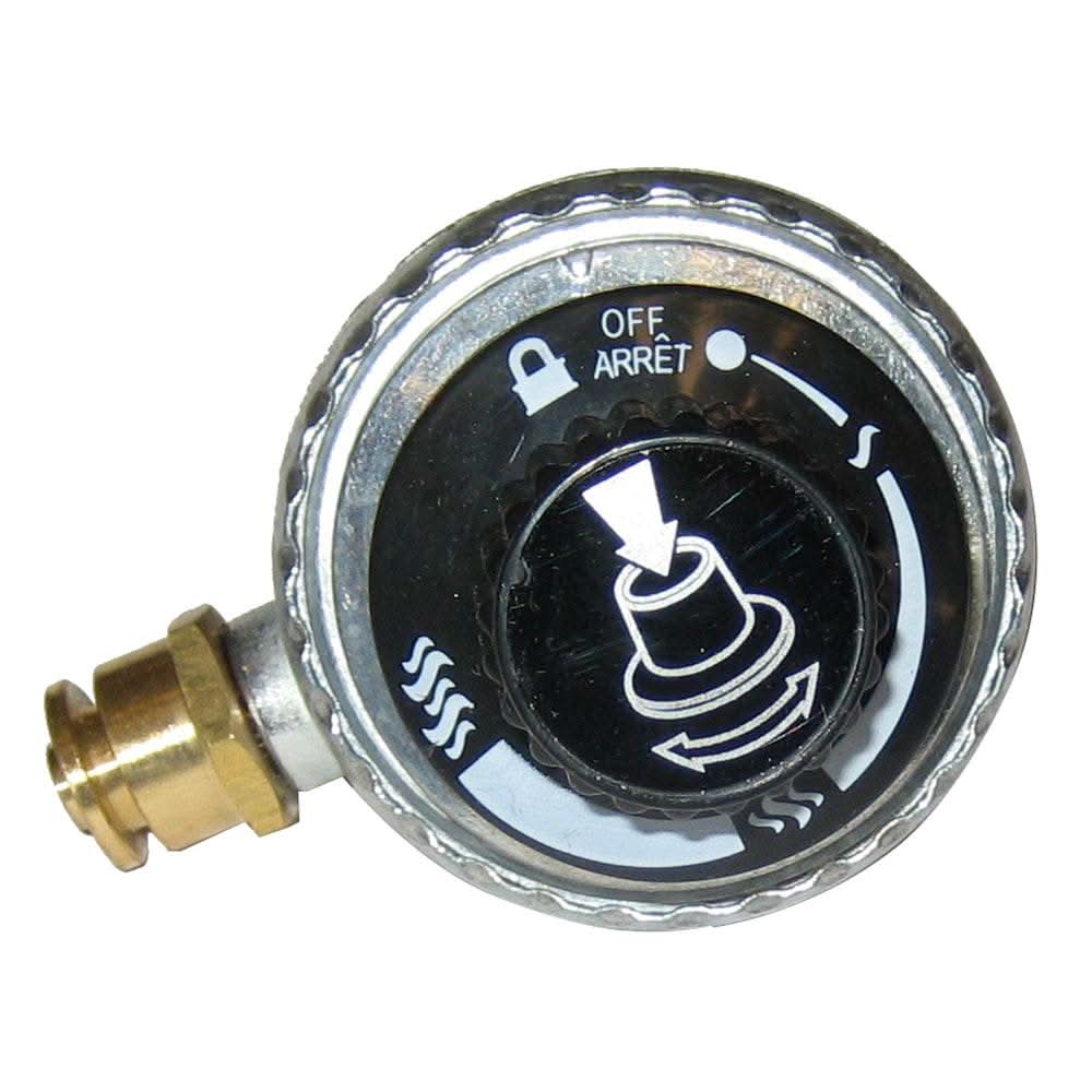 Kuuma Twist Lock Regulator for Kettle Stovetop grills with quick-connect feature