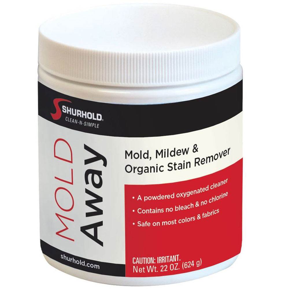 Shurhold Moldaway 12oz Jar oxygenated mold and mildew cleaner safe for fabrics and colors
