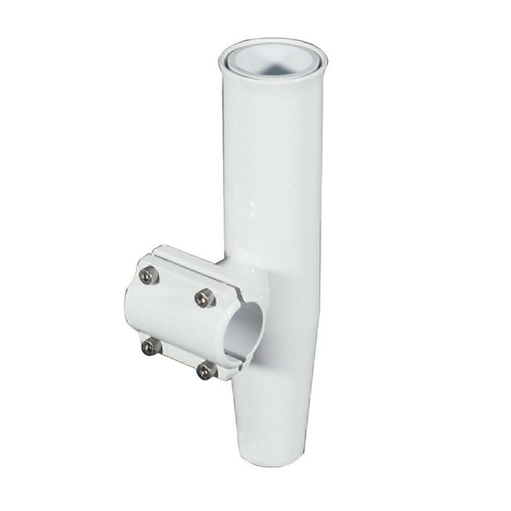 Lee's Clamp-On Rod Holder white aluminum horizontal mount for 1.900 inch pipe