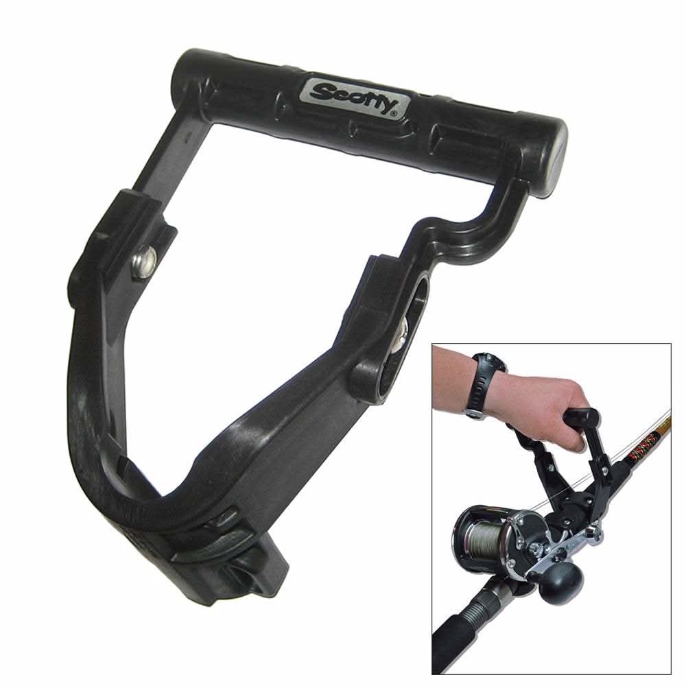 Scotty 420 REEL E-Z rod handle for improved rod control with adjustable height and stainless steel fasteners