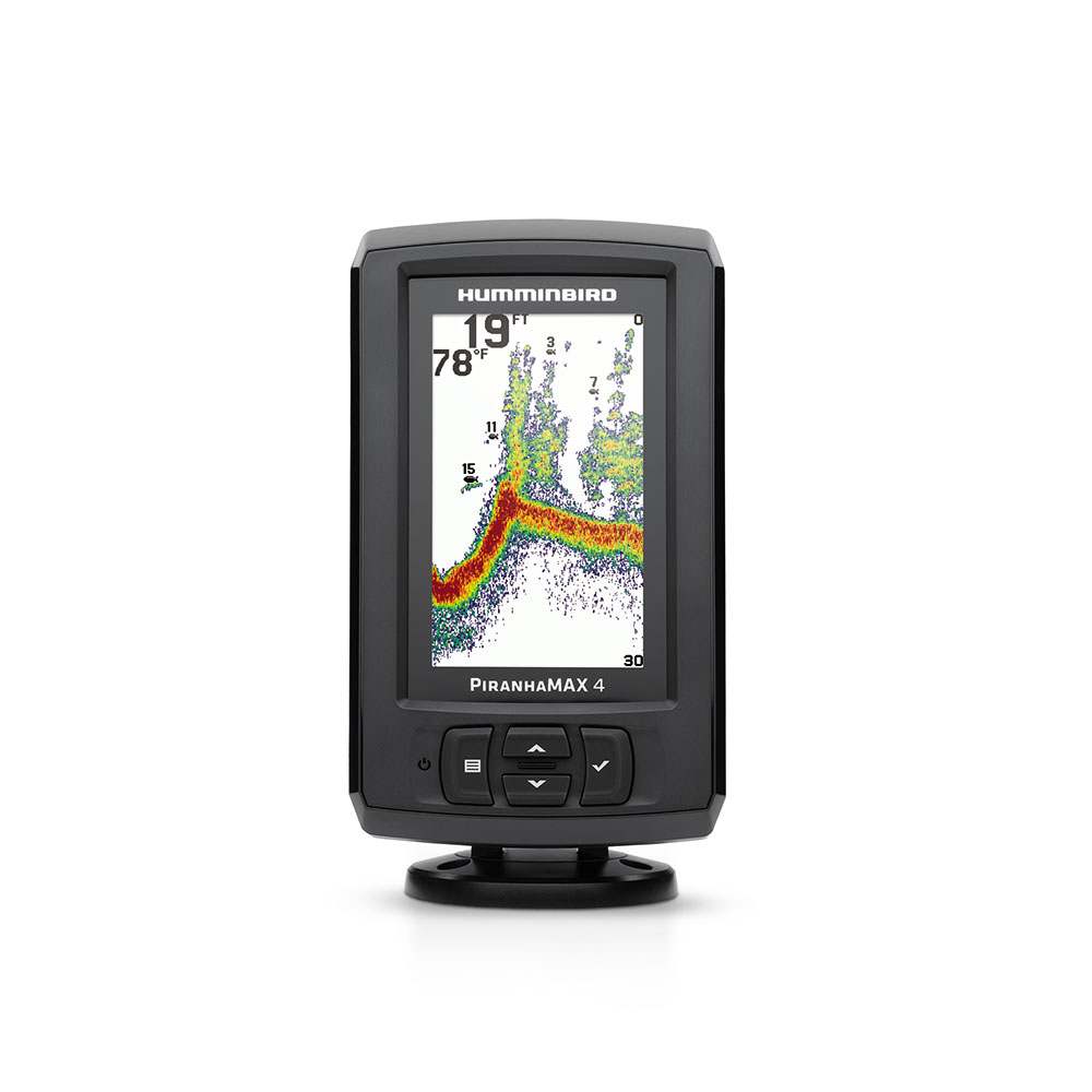 Humminbird Piranhamax 4 fish finder with 4.3-inch color display and dual frequency sonar