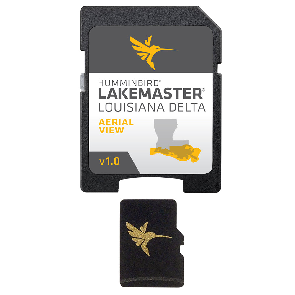 Humminbird LakeMaster Aerial Satellite View - Louisiana Delta - 600050-1