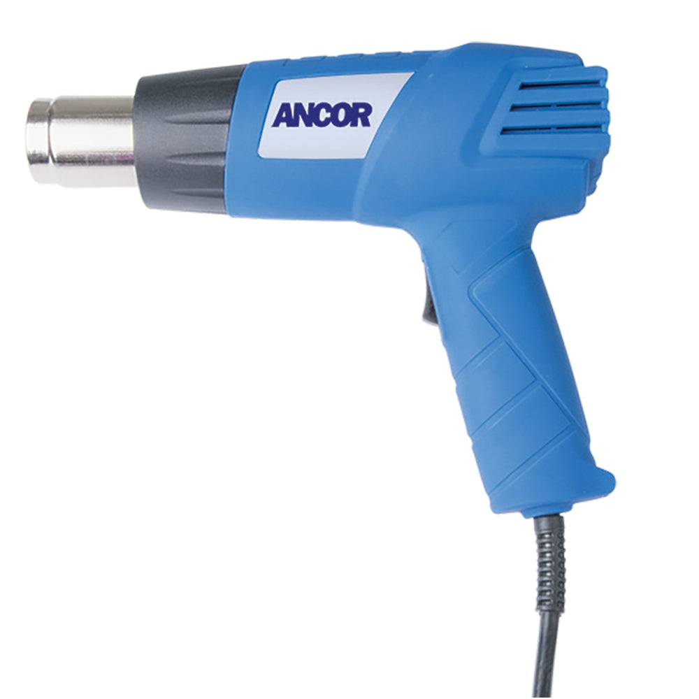 Ancor 120V two setting heat gun with blue handle and metal nozzle