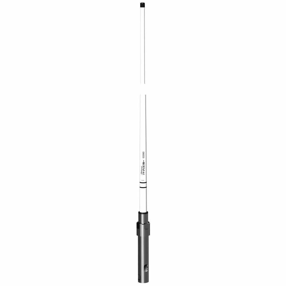 Shakespeare AIS 4ft Phase III marine VHF antenna with silver-plated conductor and stainless steel mount