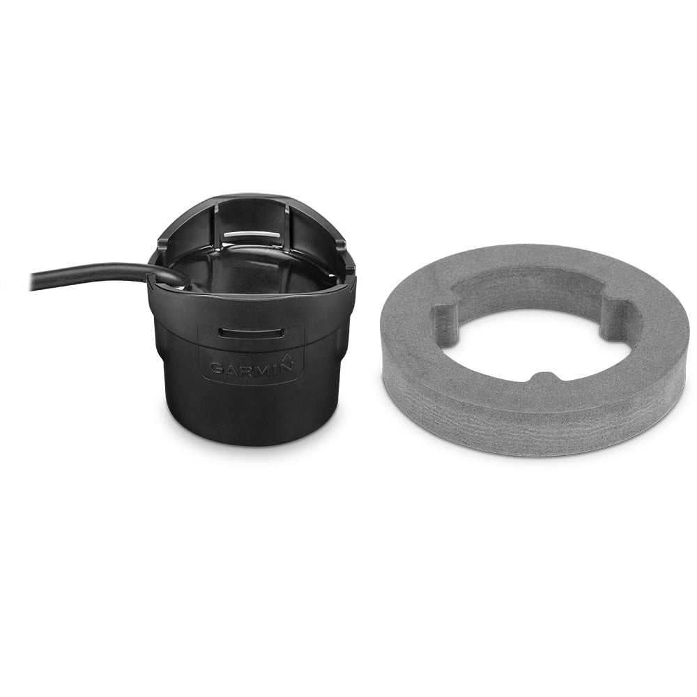 Garmin GT8HW-IH in-hull 8-pin transducer with CHIRP sonar and foam mounting ring for bass boats
