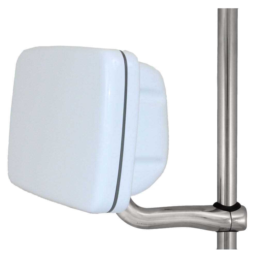 NavPod RMX4600 RailMount marine electronics housing with chromed stainless steel swivel arm and waterproof seal