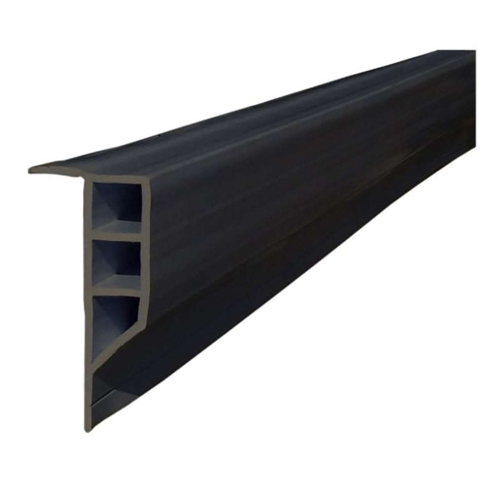 Dock Edge black PVC full face profile with double internal channels for dock protection 16-foot roll