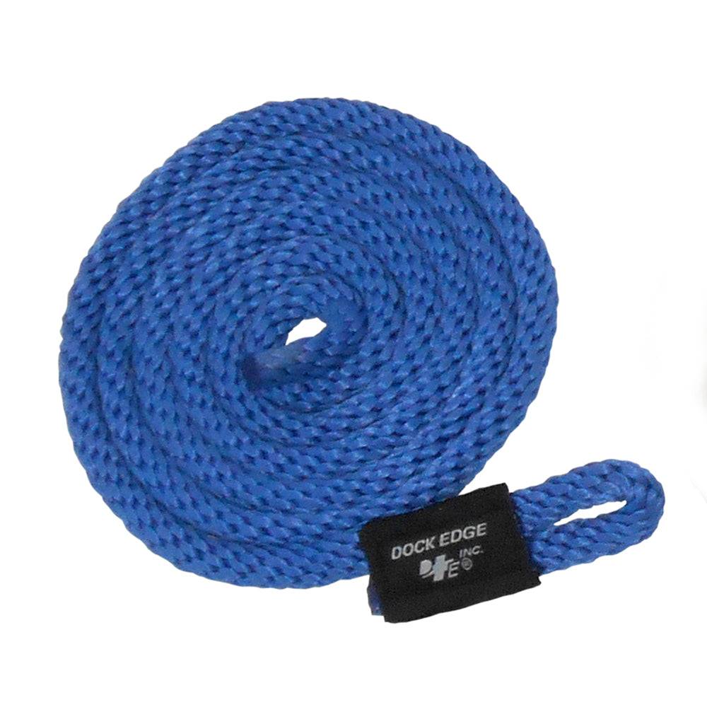 Royal blue 3/8" x 5' Dock Edge Fender Line 2-pack rope for marine use