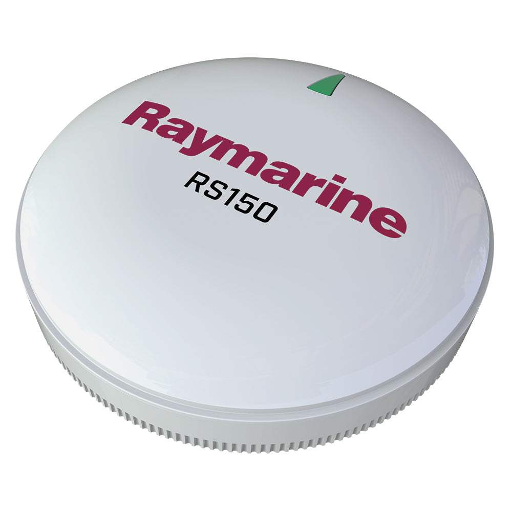 Raymarine Raystar RS150 GPS sensor with 72 channel GNSS receiver and GLONASS support, white compact design