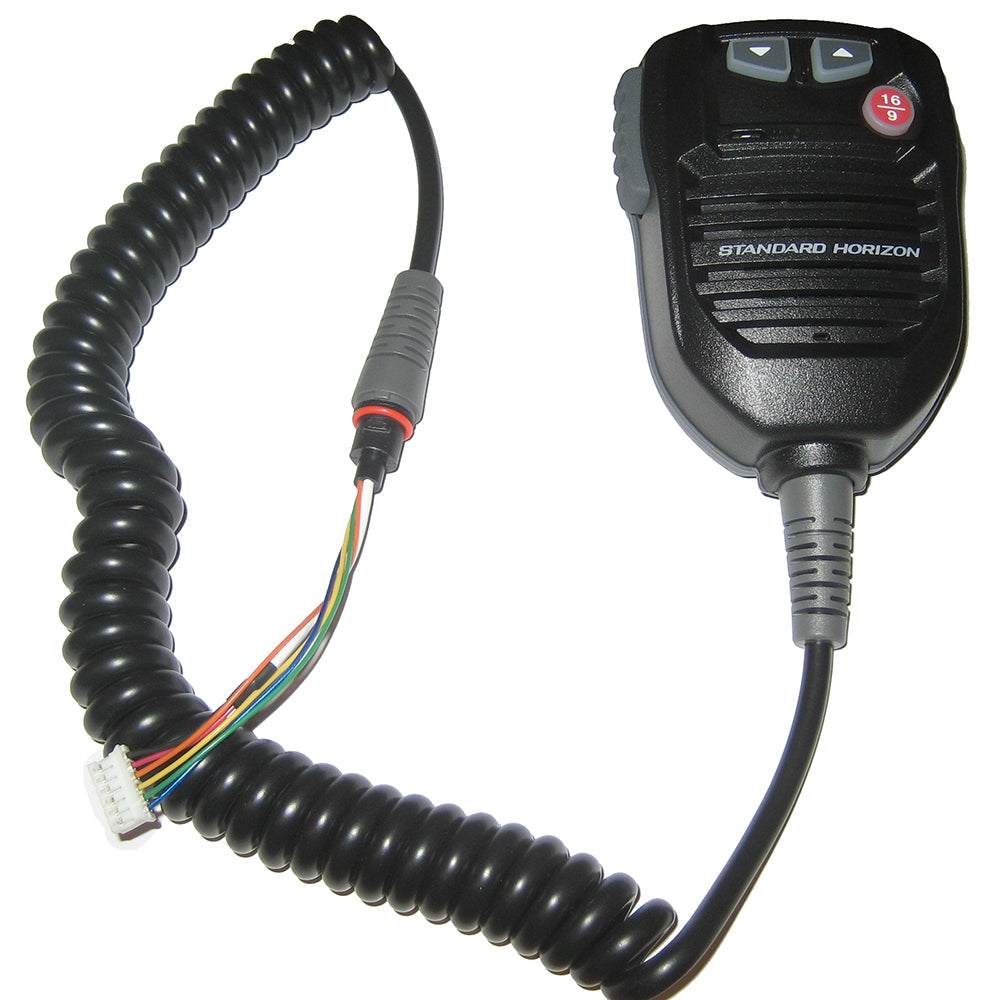 Standard Horizon black replacement VHF mic for GX200B GX2100B GX2150B models