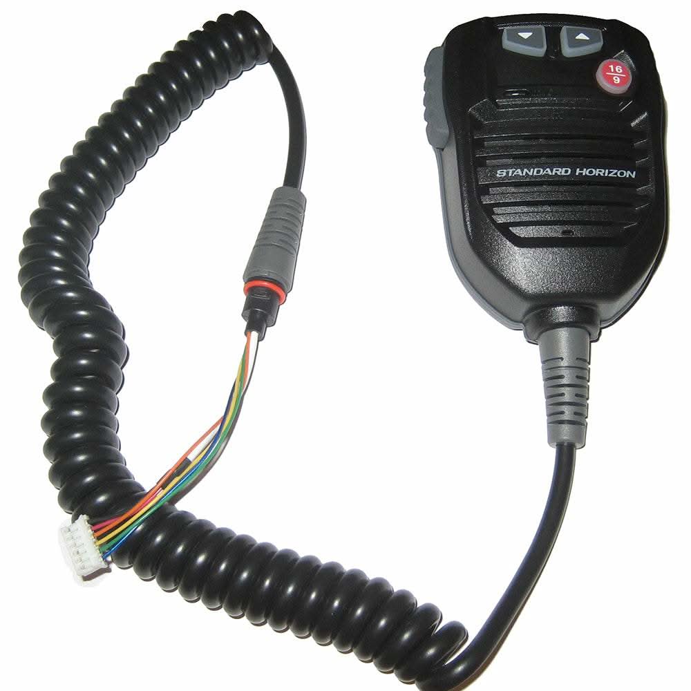 Standard Horizon black replacement VHF mic for GX200B GX2100B GX2150B models