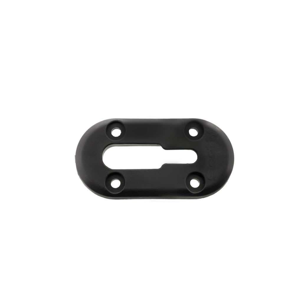 Scotty 0440-BK-1 low profile 1-inch black composite track mount for watercraft accessories
