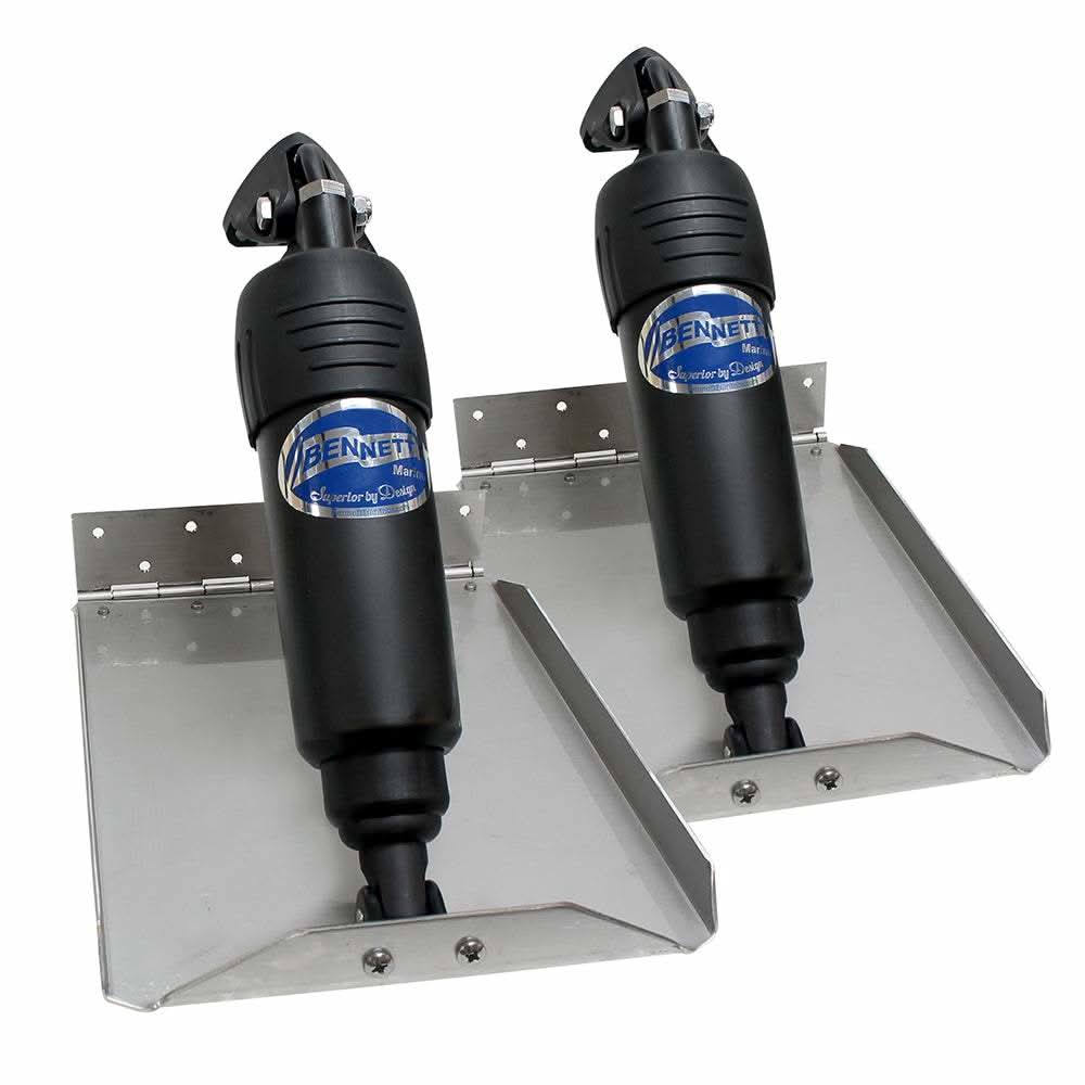 Bennett 912ED Electric Edge Mount Limited Space Trim Tab Kits with adjustable upper hinge and waterproof connectors