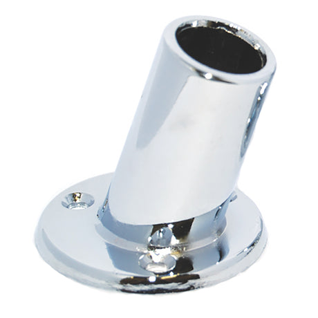 Taylor Made 1" Slanted Chrome Plated Flag Pole Socket - 962