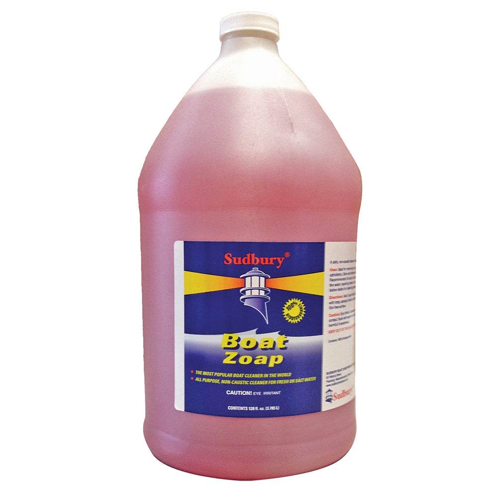 Sudbury Boat Zoap gallon container all-purpose biodegradable boat cleaner