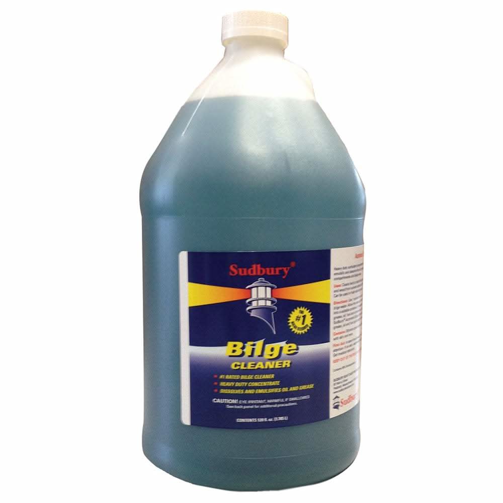 Sudbury Automatic Bilge Cleaner gallon bottle with heavy-duty formula for grease and odor removal