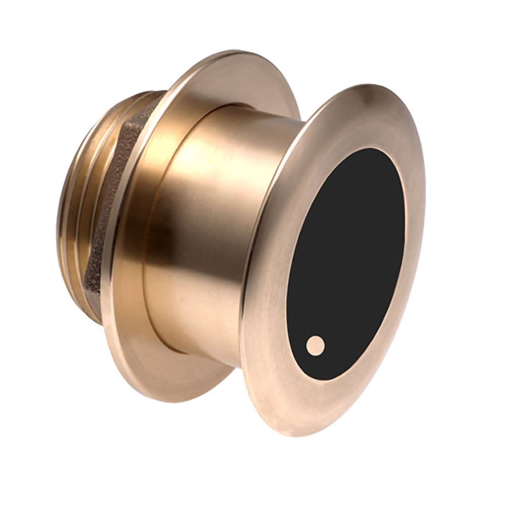 Airmar B164 Bronze Thru-Hull Transducer with Humminbird #9 Plug 7-Pin 12° flush mount for sportfishing boats