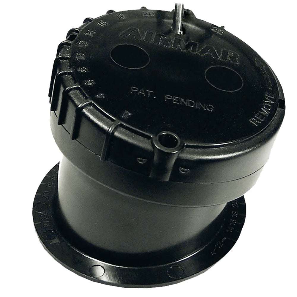 Airmar P79 in-hull transducer with Humminbird #9 plug designed for accurate depth readings on fiberglass and aluminum hulls up to 8 meters