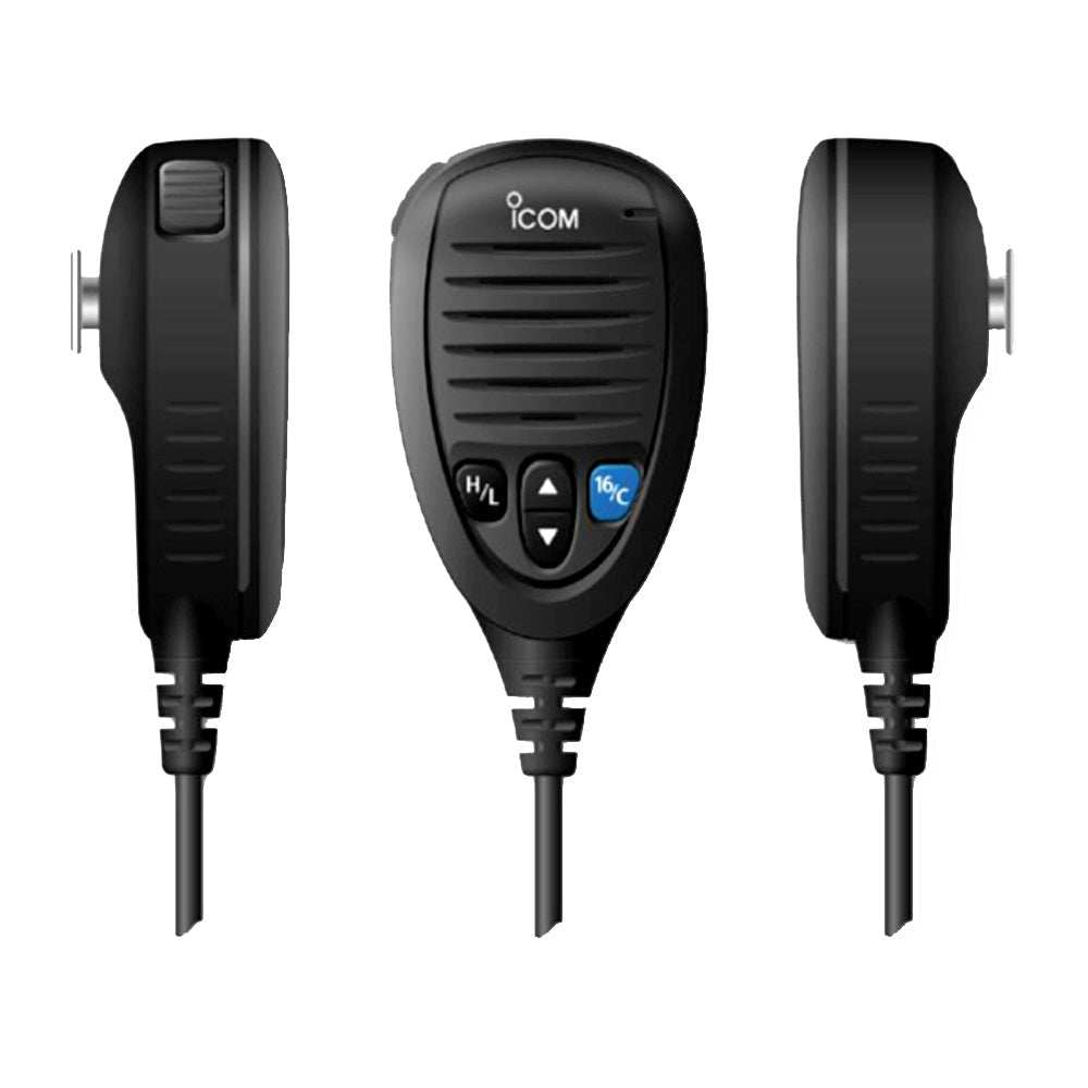 Icom Speaker Mic HM205RB with M506 Rear Connector for two-way radios
