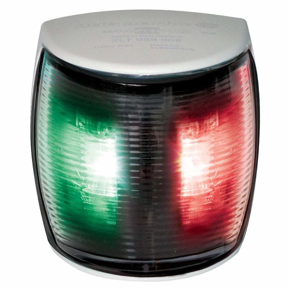 Hella Marine BSH NaviLED PRO bi-color navigation lamp with white housing and 2 nautical miles visibility