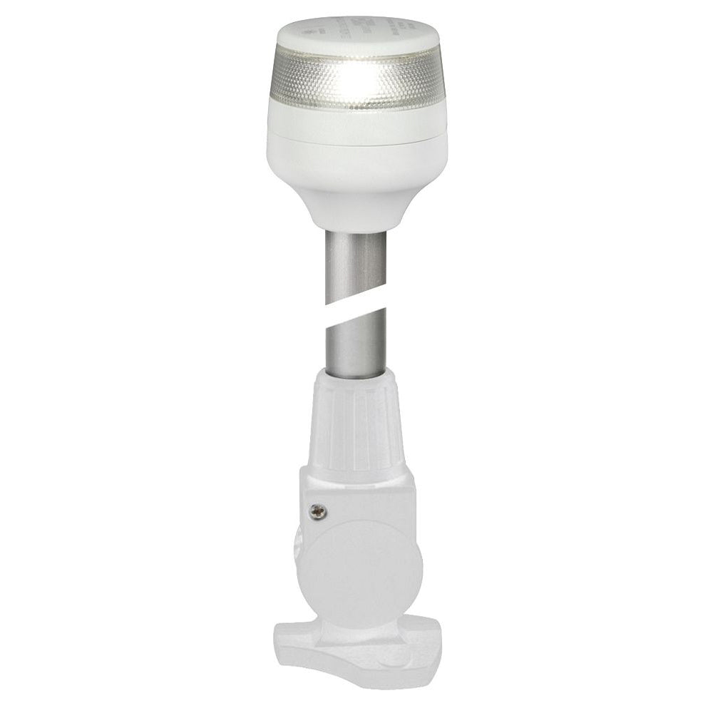 Hella Marine NaviLED 360 Compact All Round Lamp - 2nm - 12" Fold Down Base - White - 980960311