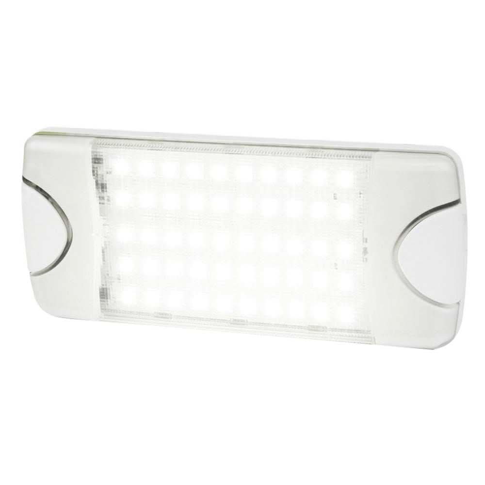 Hella Marine DuraLED 50 low profile LED lamp with wide white spreader beam for interior and exterior marine use