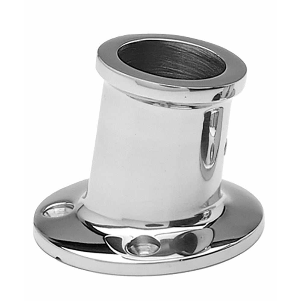 Taylor Made 1-1/4 inch stainless steel top mount flag pole socket polished T316