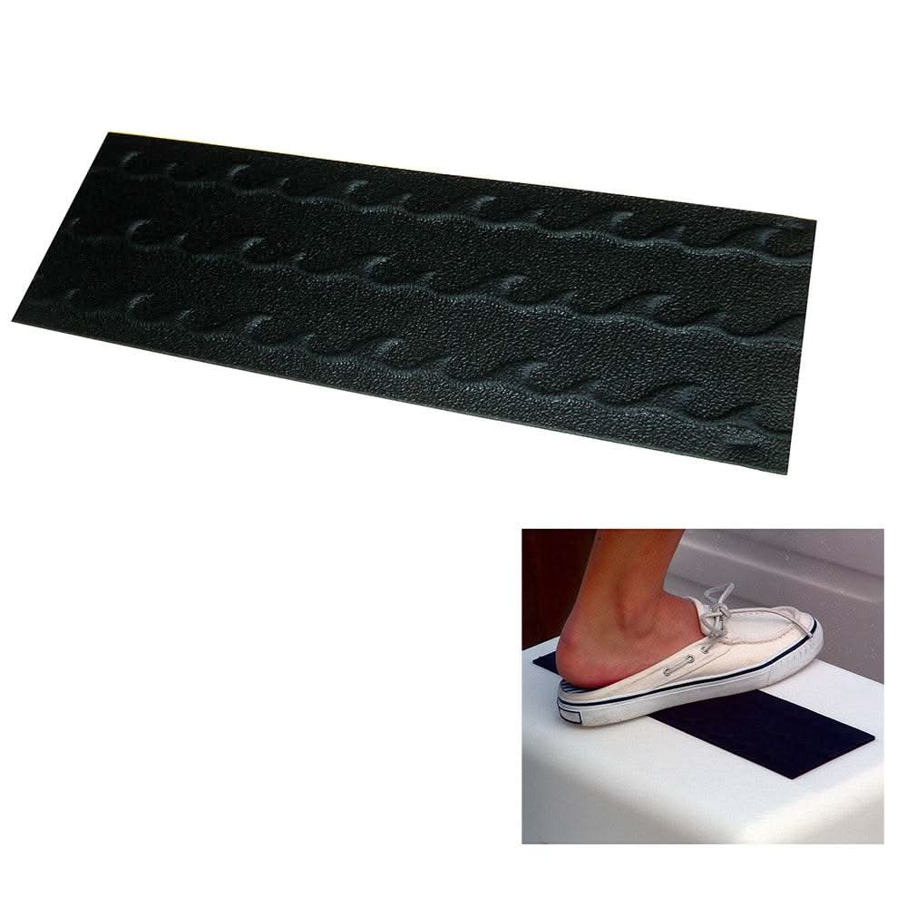Taylor Made Step-Safe Non-Slip Adhesive Pad black textured grip with paddle pattern for wet or dry surfaces