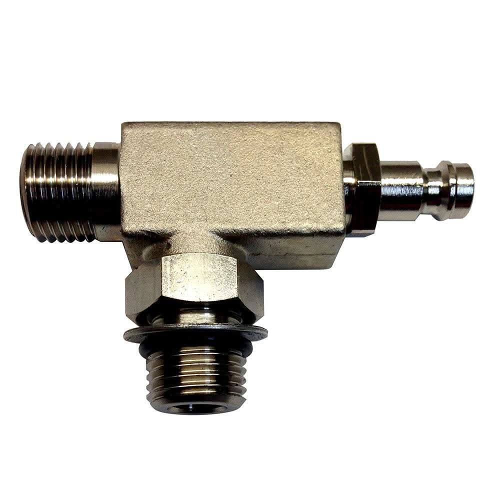 Uflex T-Fitting Assembly metal ORF hose connector for outboard cylinders