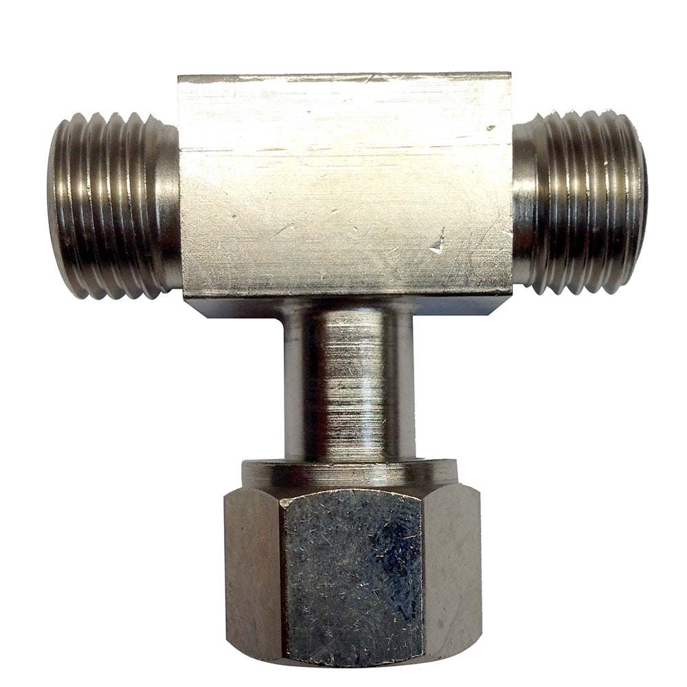 Uflex Powertech Bulkhead T-Fitting metal T-shaped connector for high pressure lines