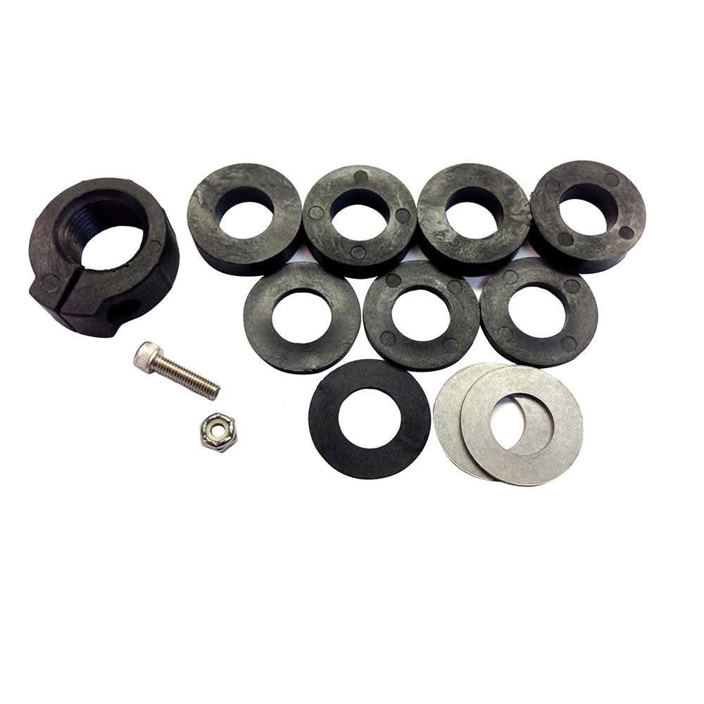 Uflex UC94 Spacer Kit with multiple circular spacers, bolt, and nut for UC94 Cylinder