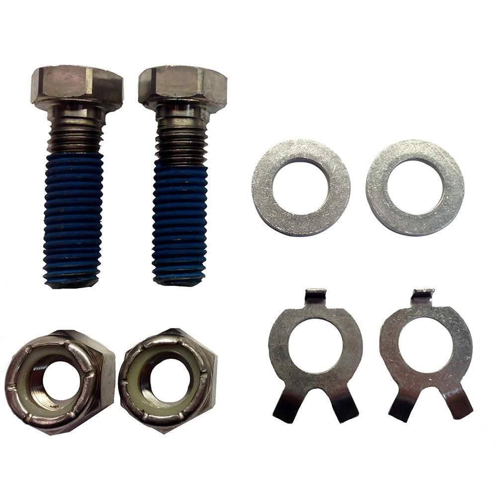 Uflex UC128OBF Mounting Hardware set with bolts, nuts, washers, and clips for UC128OBF cylinder