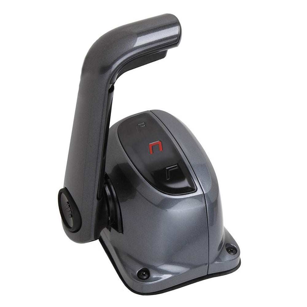 Uflex Single Lever Top Mount Control with Neutral Lock in black for boat engine throttle and shift control