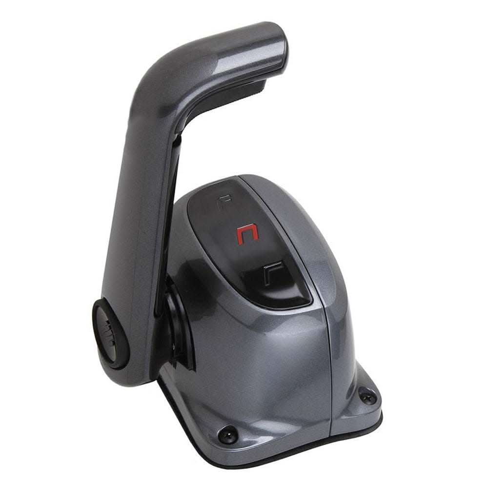 Uflex Single Lever Top Mount Control with Neutral Lock in black for boat engine throttle and shift control
