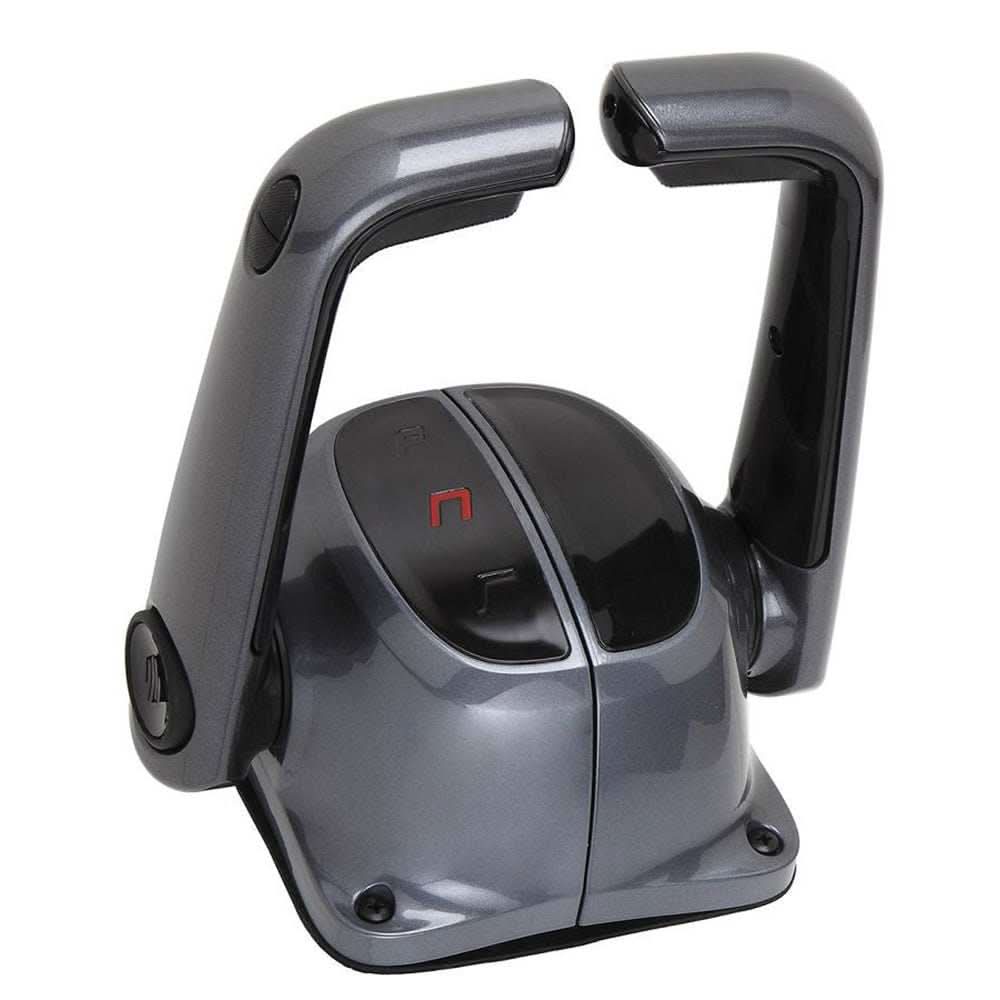 Uflex Twin Lever Top Mount Control with Neutral Lock and Trim Switch in black for boat engine control