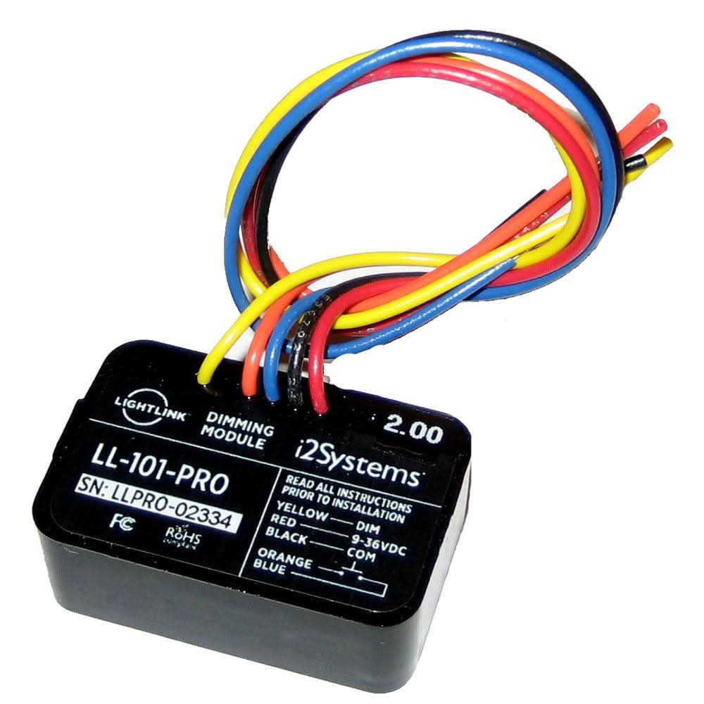 i2Systems LightLink Pro LED Dimming Module LL-101-PRO with multi-color wires for Apeiron PRO fixtures.