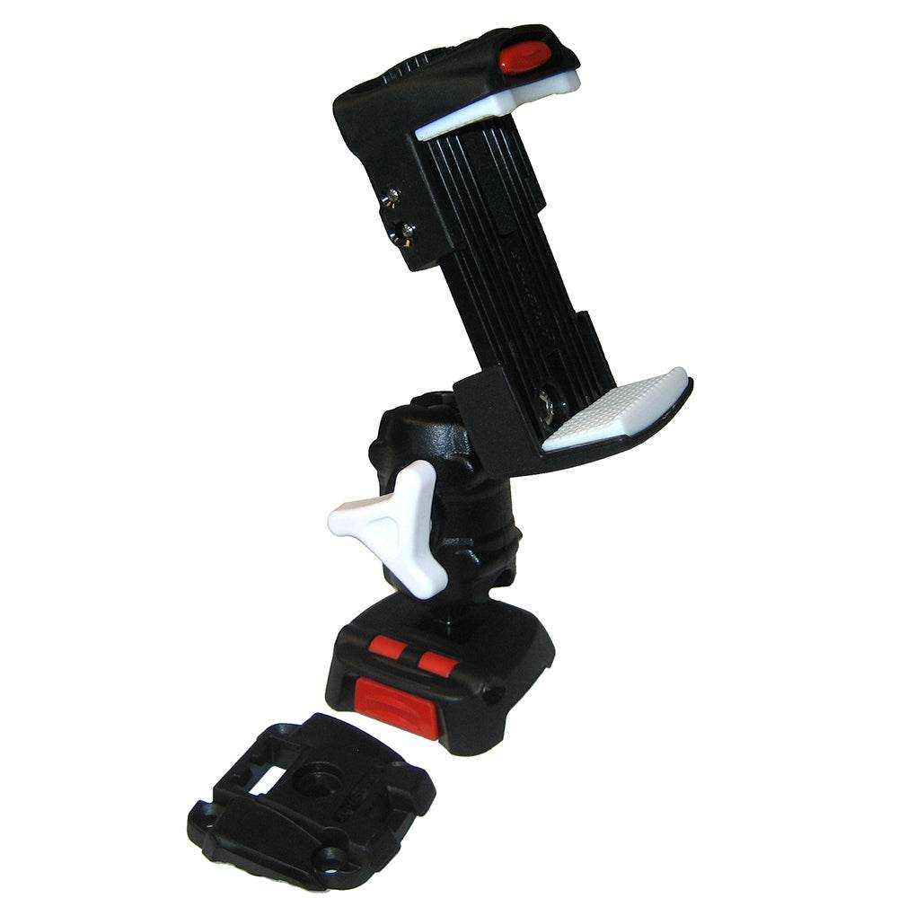Scanstrut ROKK Mini Kit with universal phone clamp, adjustable arm, and screw down surface base mount