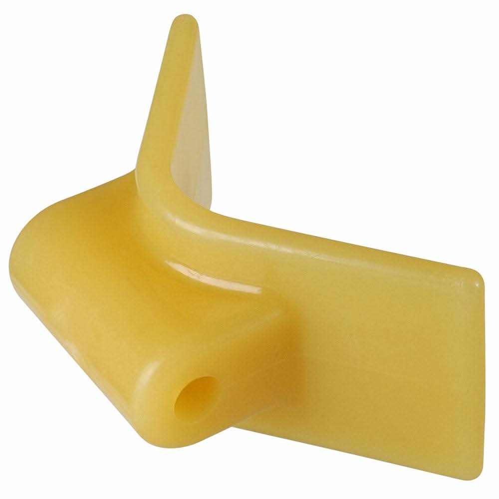 C.E. Smith Bow Y-Stop 3x3 inch yellow thermal plasticized rubber boat accessory