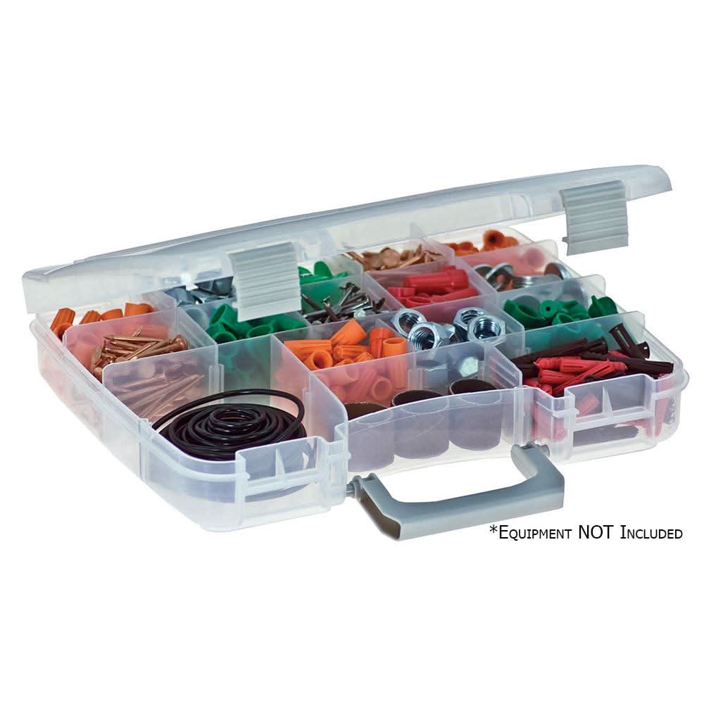 Plano Connectable Satchel StowAway medium utility box with adjustable compartments and secure ProLatch system