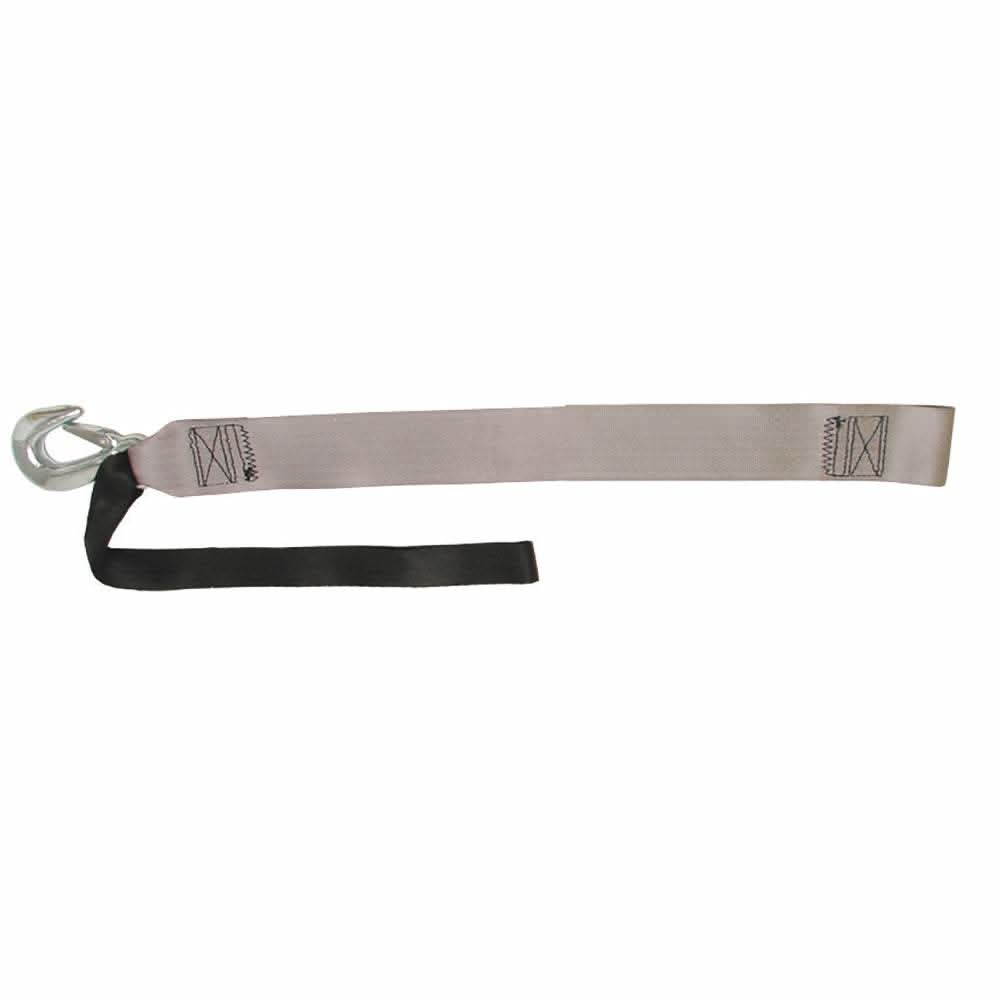BoatBuckle P.W.C. winch strap with loop end, 2 inch by 15 foot, nylon soft-loop hook, 3500 lbs break strength