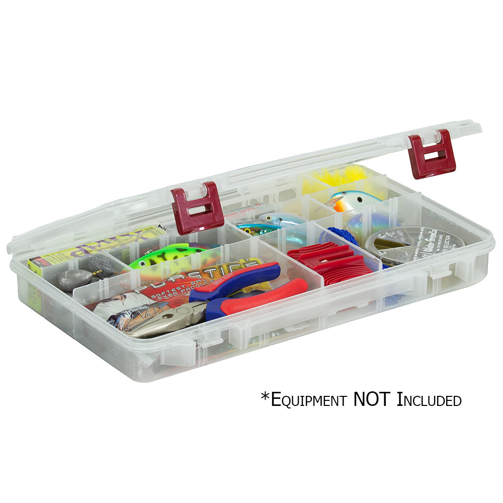 Plano ProLatch StowAway 3700 transparent bulk storage compartment with adjustable dividers and secure closures
