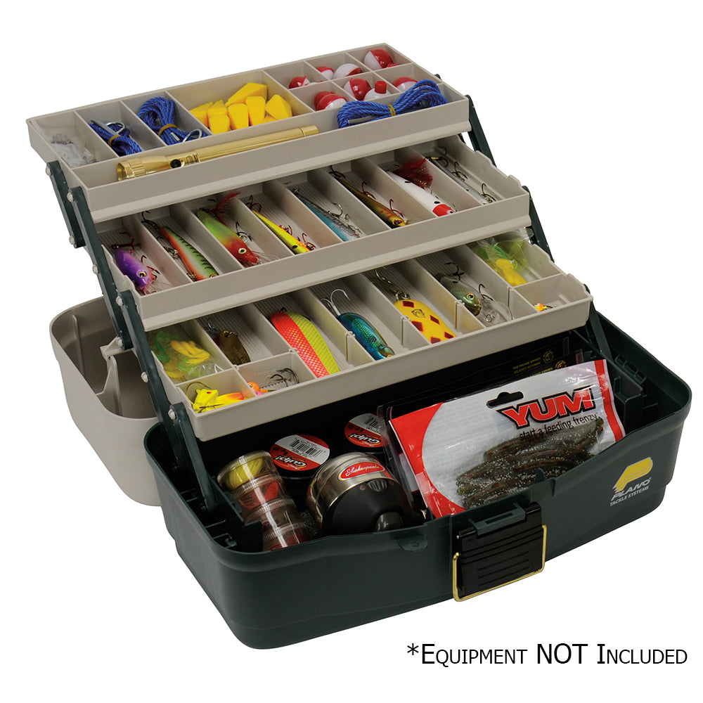 Plano Three-Tray Fixed Compartment Tackle Box - 530006
